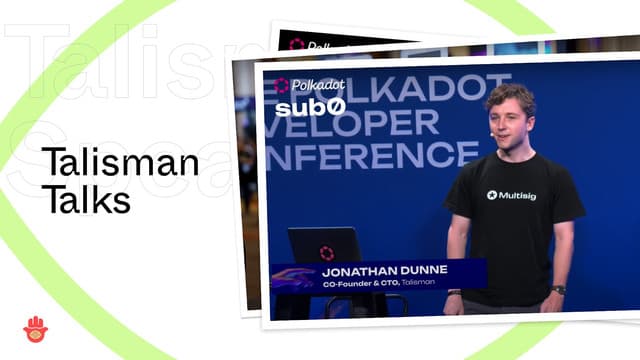 Jon giving a talk at Sub0