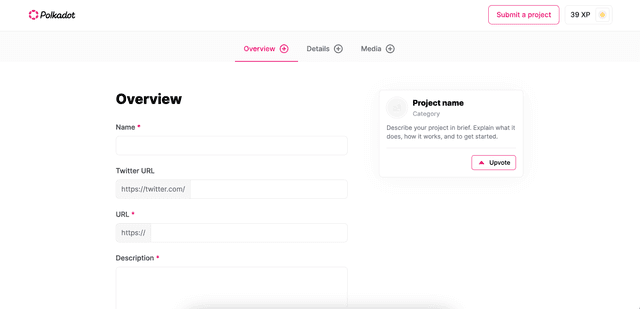 Submissions - Polkadot Ecosystem Portal